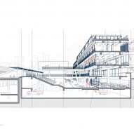 Plan of FADEU building by Alberto Moletto and Sebastián Paredes