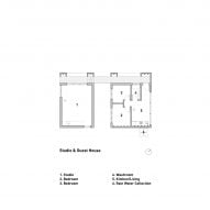 Studio & Guest House Floorplans of Shor House by Measured Architecture