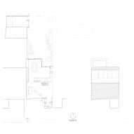 Ground floor and roof plan of Gingerbread House