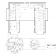 First floor plan of Mother's House by CPlus Architects