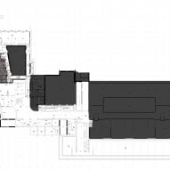 Plan of Centro de Arte Moderna Gulbenkian by Kengo Kuma