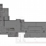 Plan of Centro de Arte Moderna Gulbenkian by Kengo Kuma