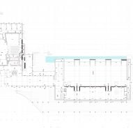 Ground floor plan of Centro de Arte Moderna Gulbenkian by Kengo Kuma