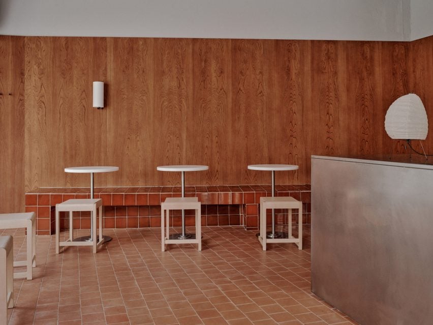 Dining area of Acid Berlin bakery