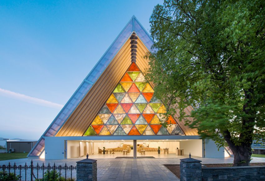 Cardboard Cathedral in New Zealand