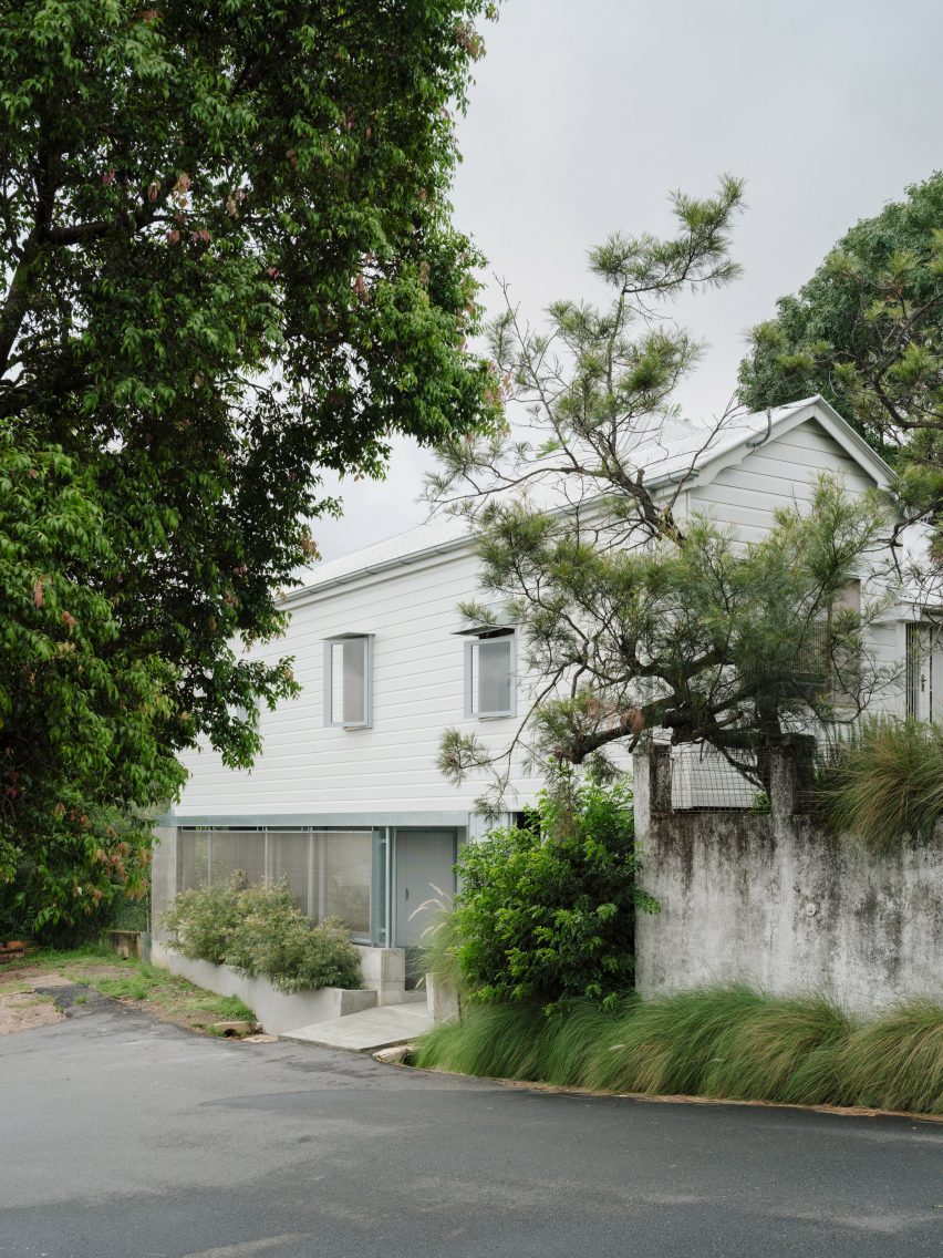 Exterior view of Red Hill House and Studio in Brisbane