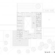 Plan of DTU Skylab by Rørbæk og Møller Arkitekter