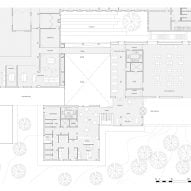 Plan of DTU Skylab by Rørbæk og Møller Arkitekter