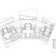 Ground floor plan of Beijing Art Centre by Schmidt Hammer Lassen