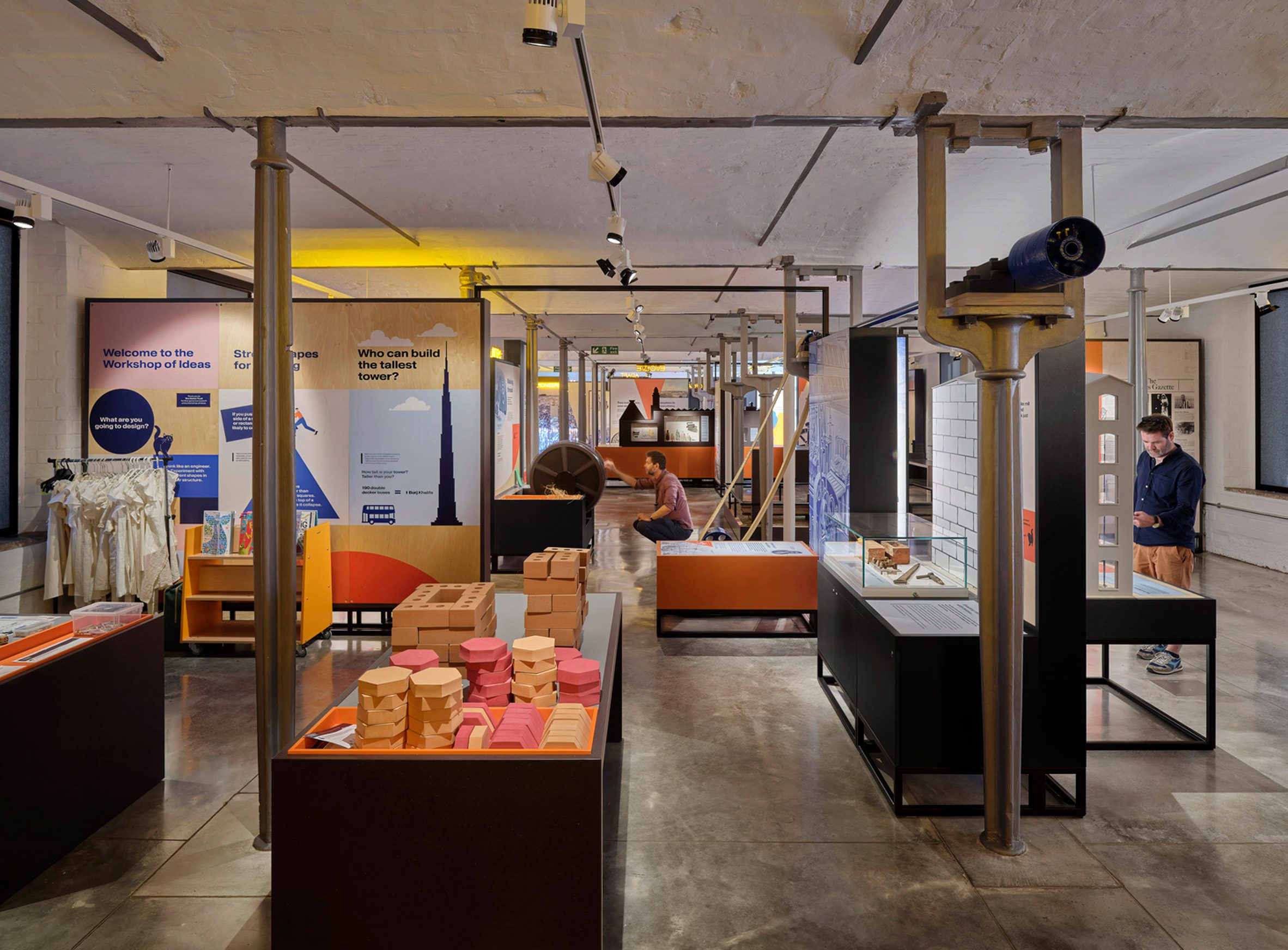 Museum exhibition space by Feilden Clegg Bradley Studios