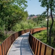 CF Møller creates flood-defence system that doubles as a nature park in Denmark