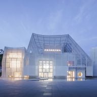 Wutopia Lab wraps Chinese arts centre in translucent mesh