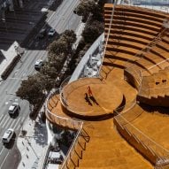 Society Particular crowns mall in Qingdao with amphitheatre-style terrace