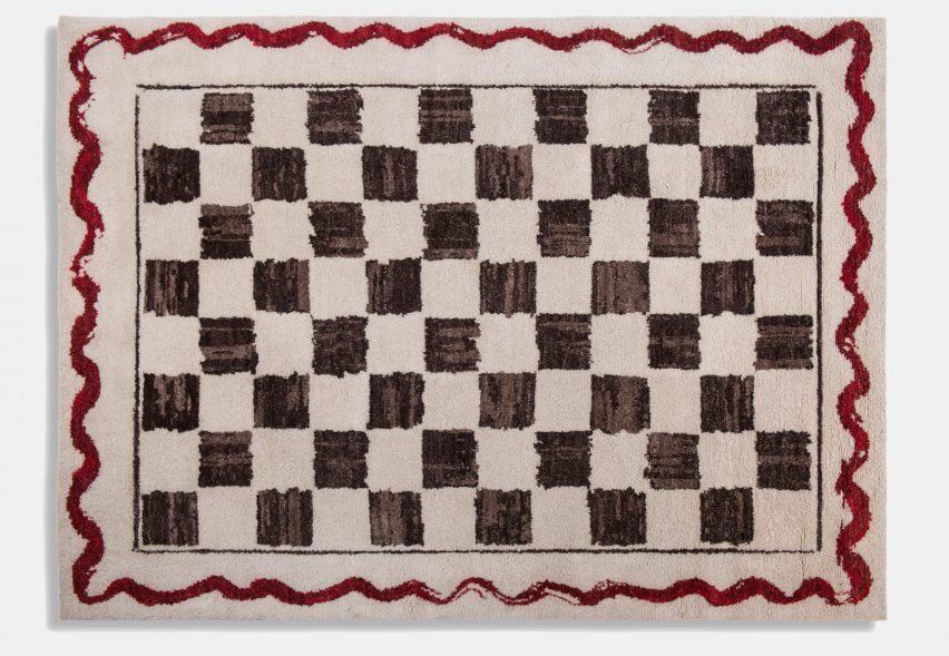 Checkerboard rug