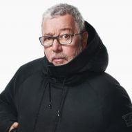 Philippe Starck models Stone Island's Ghost collection