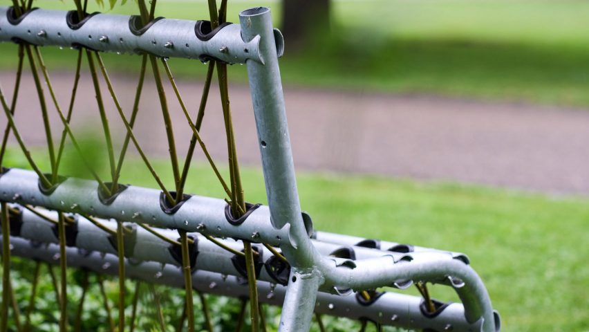 Reusable formwork by Studio Part moulds trees into living bench