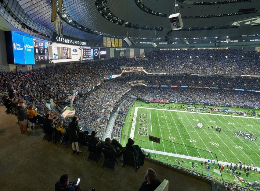 Accessibility deck in Superdome