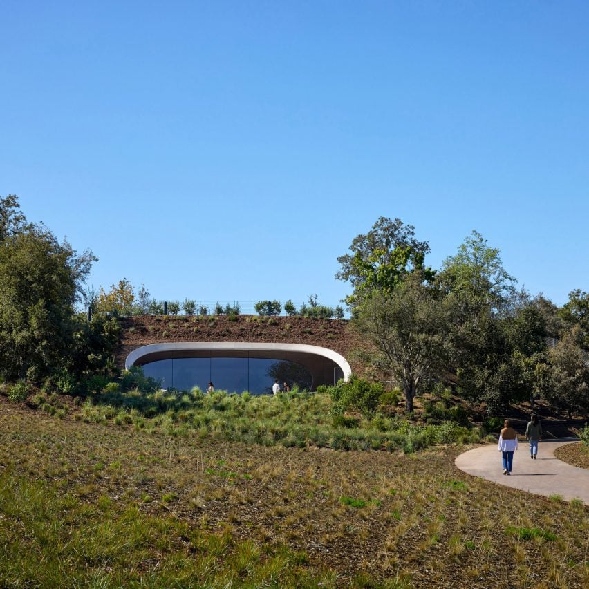 Underground apple building