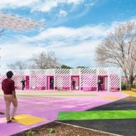 Kadre Architects creates colourful transitional housing in California desert