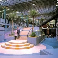 The original lobby of Terry Farrell's TV-am building in London