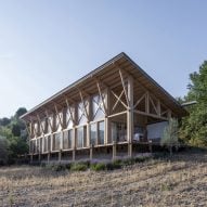 SO? marries timber and stone for house overlooking Turkish mountains