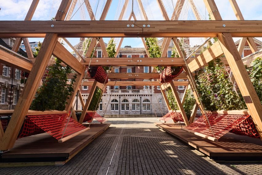 Street through the Vert installation for London Design Festival