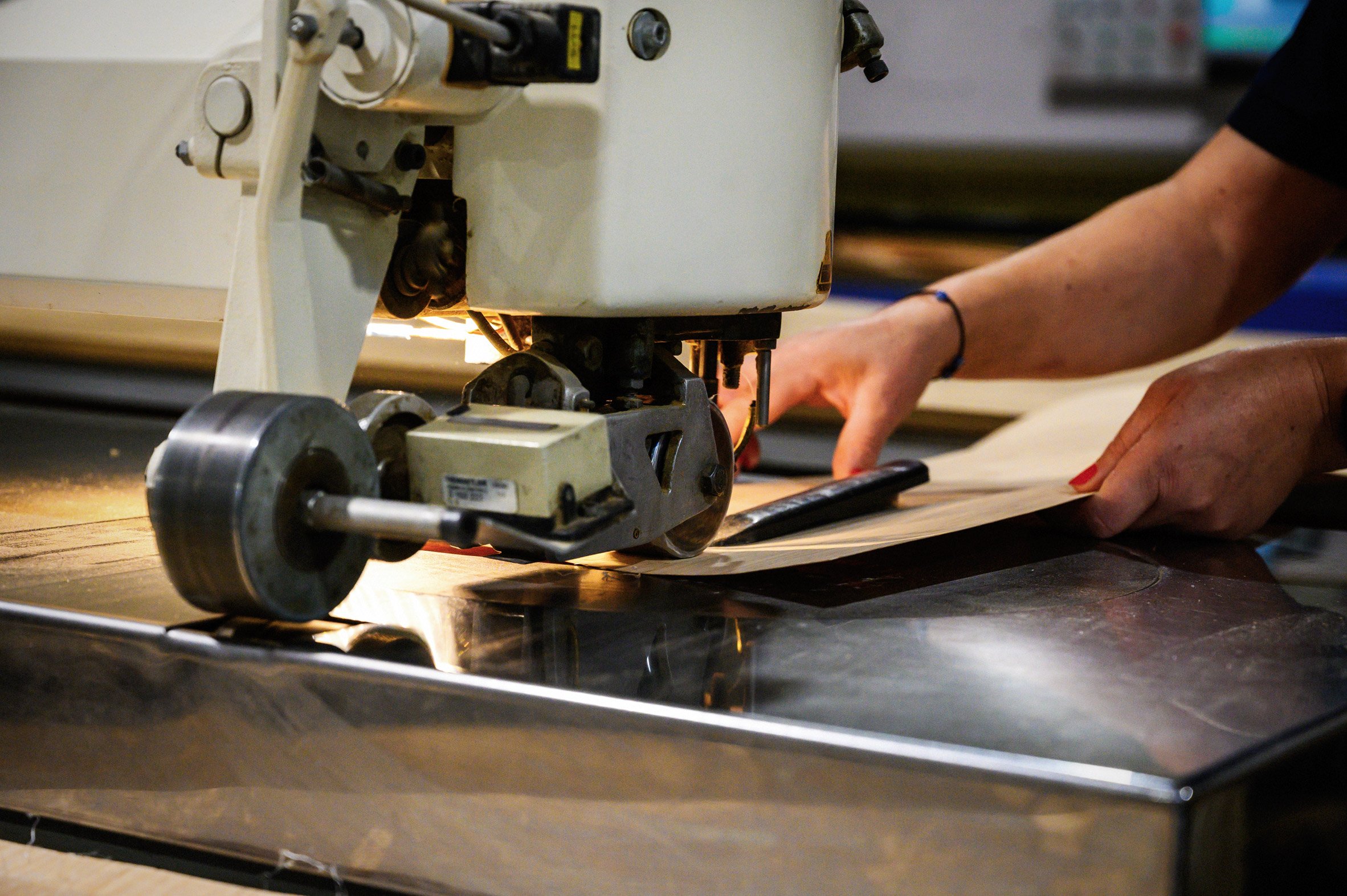 Viriato workers creating furnishings in a factory