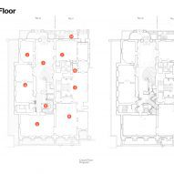 Ground floor plan of the British Academy by Wright and Wright