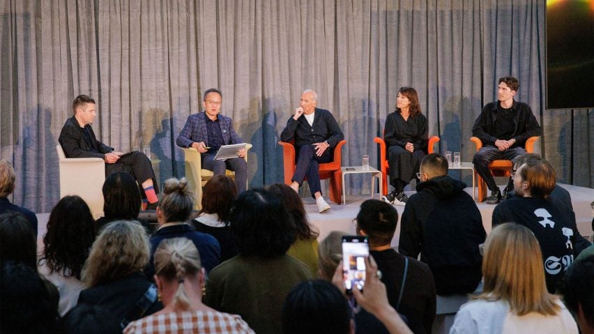 Panellists from left to right: Max Fraser, Mitch Yang, Sam Hecht, Kim Colin, Leo Leitner