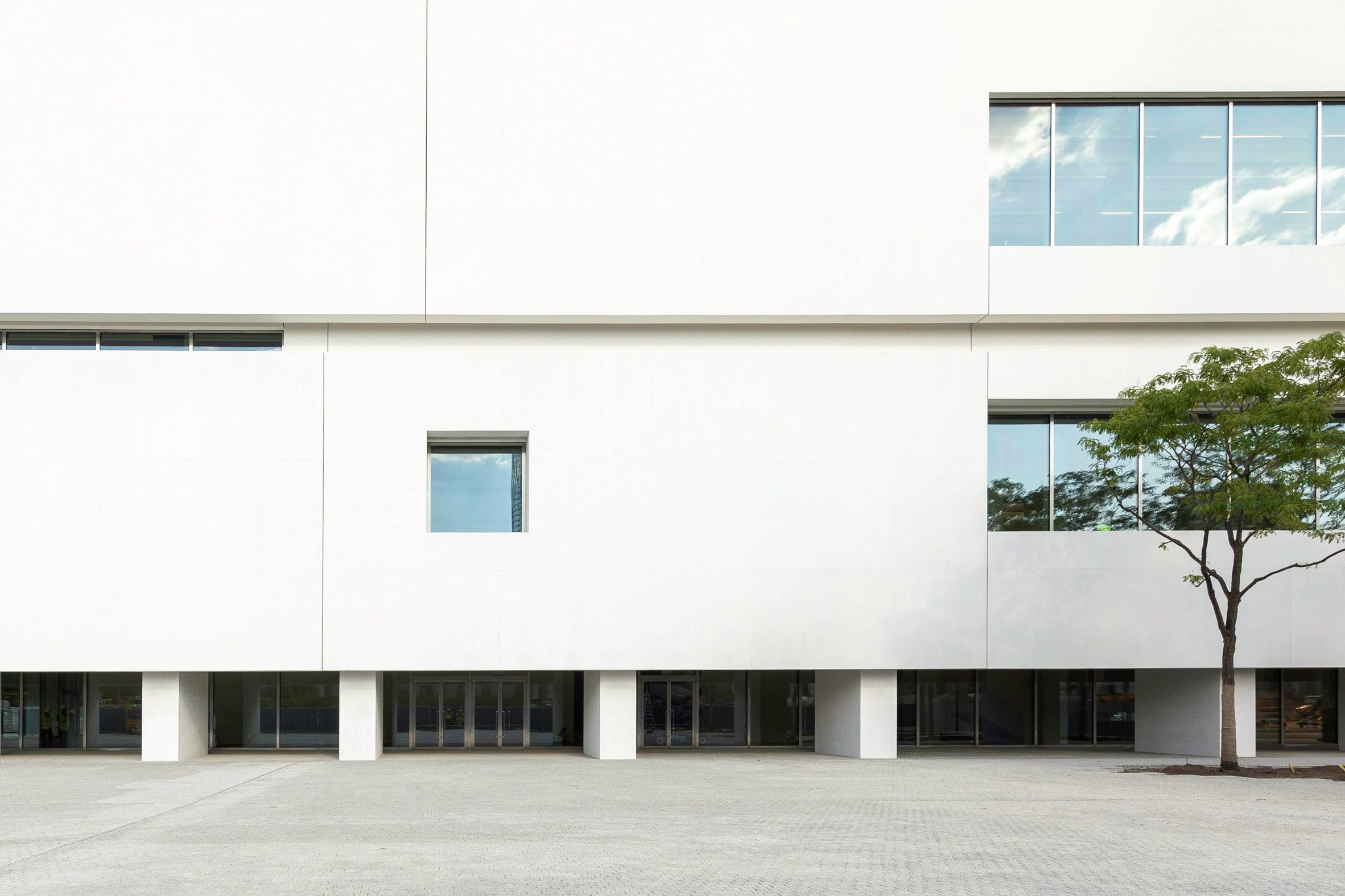 Museum of Modern Art in Warsaw at the ground level