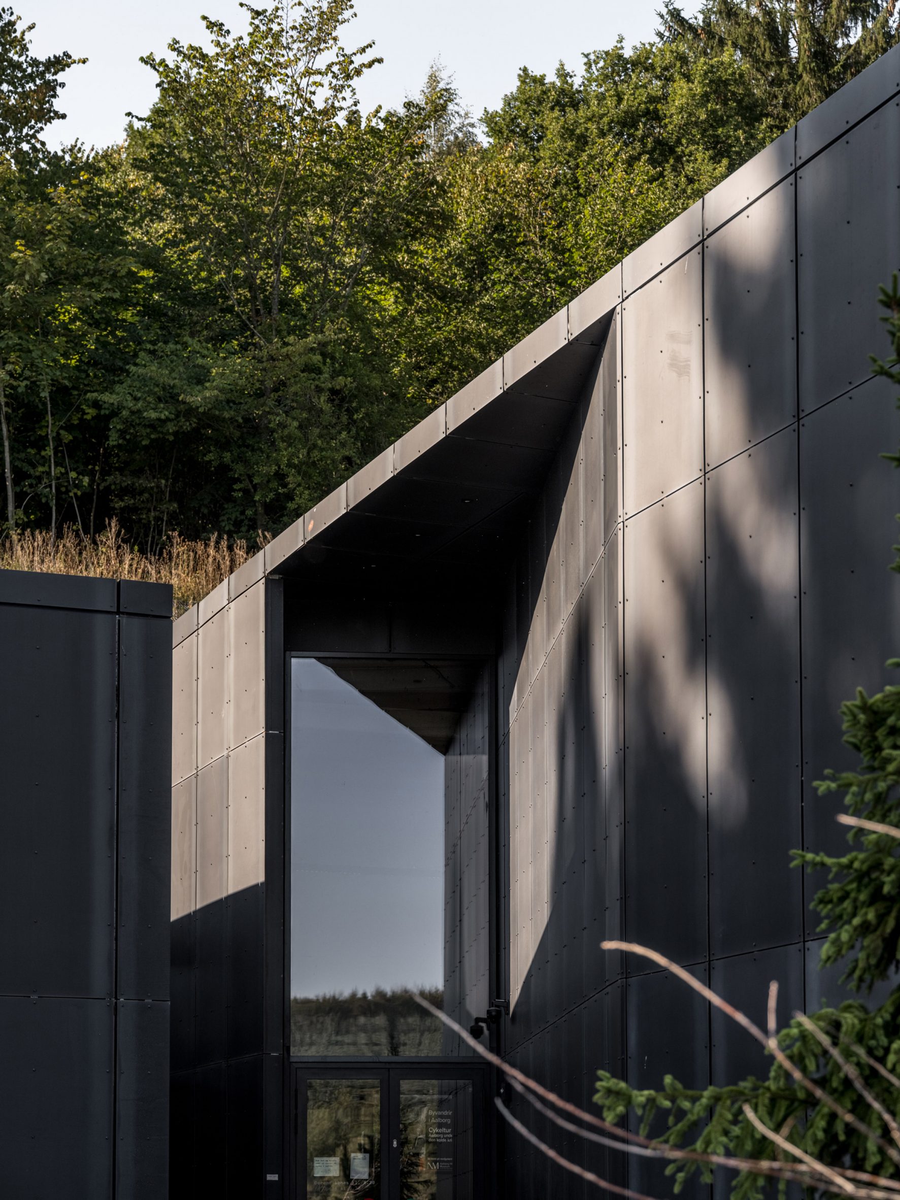 steel exterior of the Cold War Museum Regan Vest 