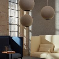 Akunok acoustic seating by Maja Ganszyniec for Abstracta