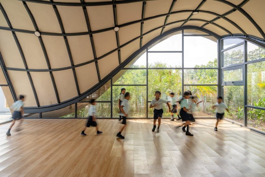 Classroom interior within pre-school by Andblack Studio