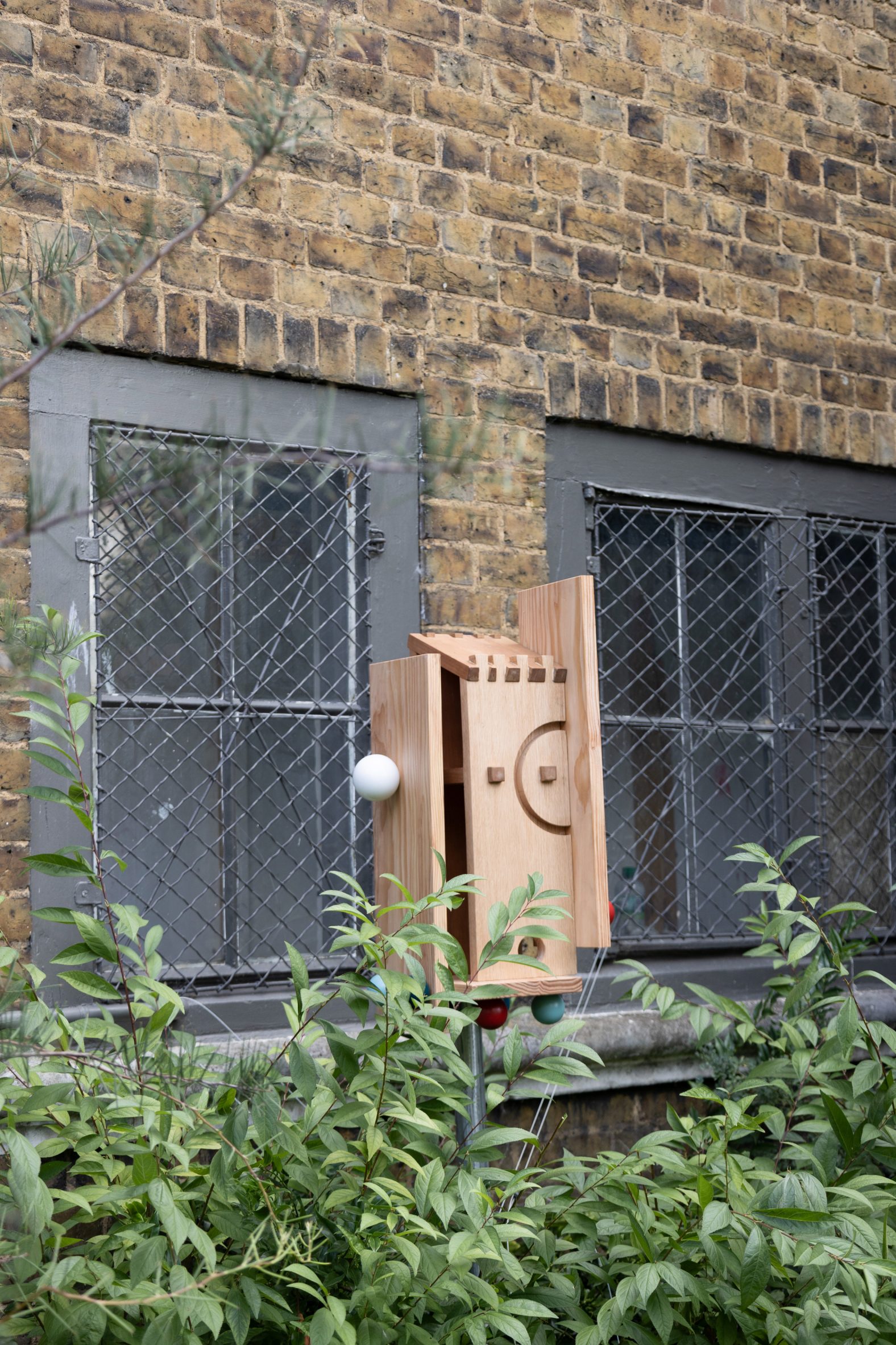 Wooden birdhouse