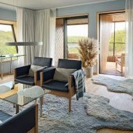 Himmel suite at Arken, at the Eriksberg Hotel and Nature Reserve, by Bernadotte & Kylberg