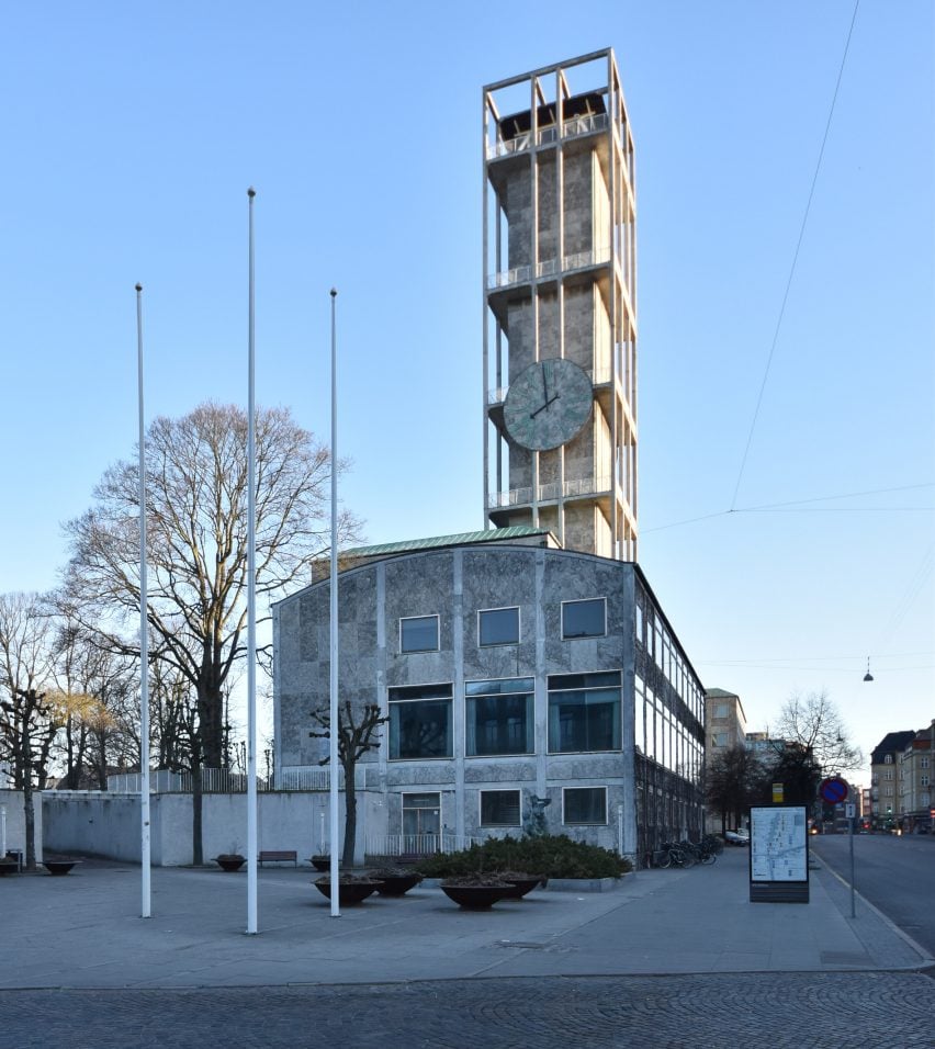 Hôtel de ville d'Aarhus par Arne Jacobsen