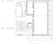 Floor plan of Art Studios of the Faculty of Education by Dilna