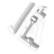 Site plan of Art Studios of the Faculty of Education by Dilna