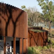 Qiaochengbei Park Visitor Centre by Atelier Xi