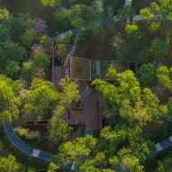 Qiaochengbei Park Visitor Centre by Atelier Xi