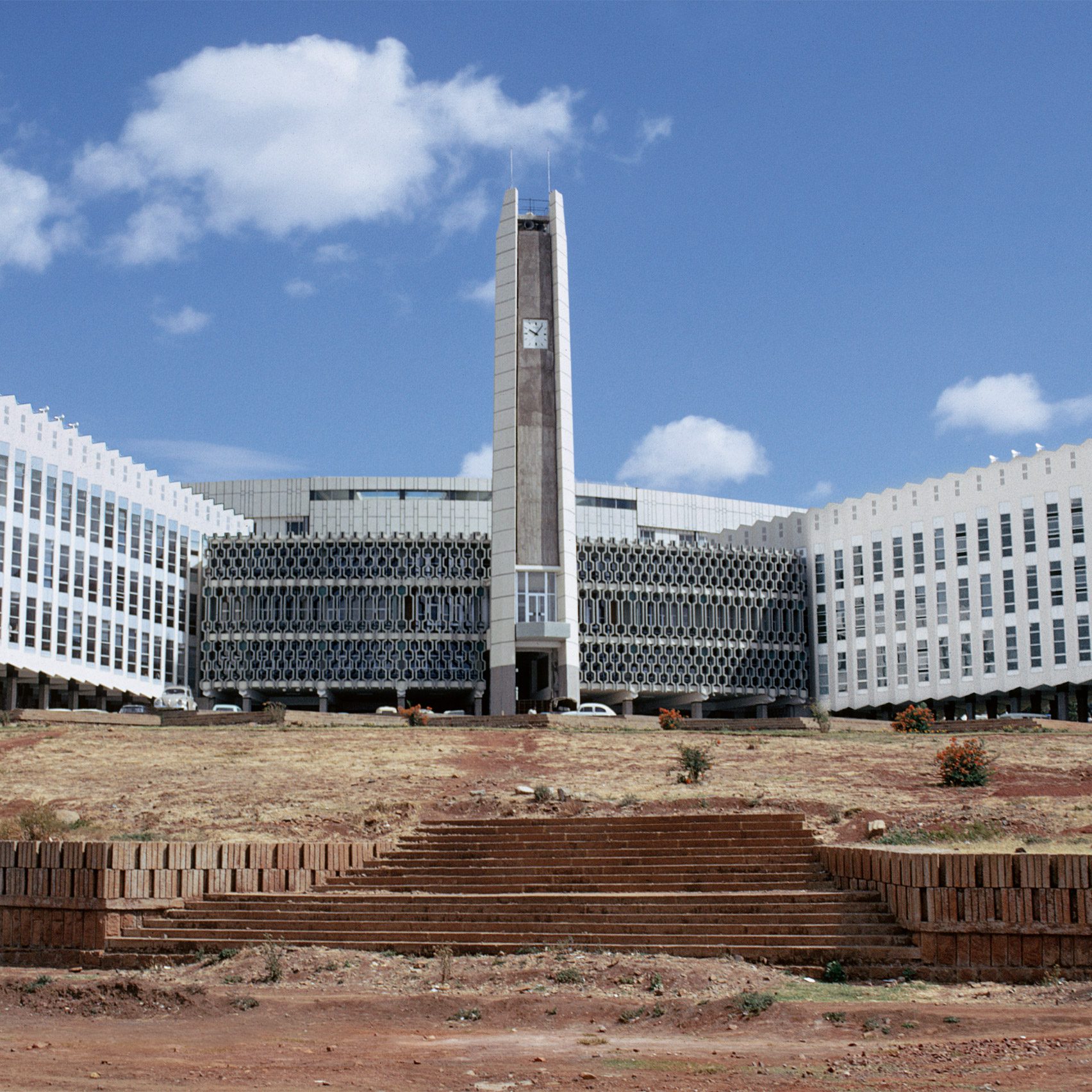 Addis Ababa City Hall, Ethiopia, 1965, by Arturo Mezzedimi