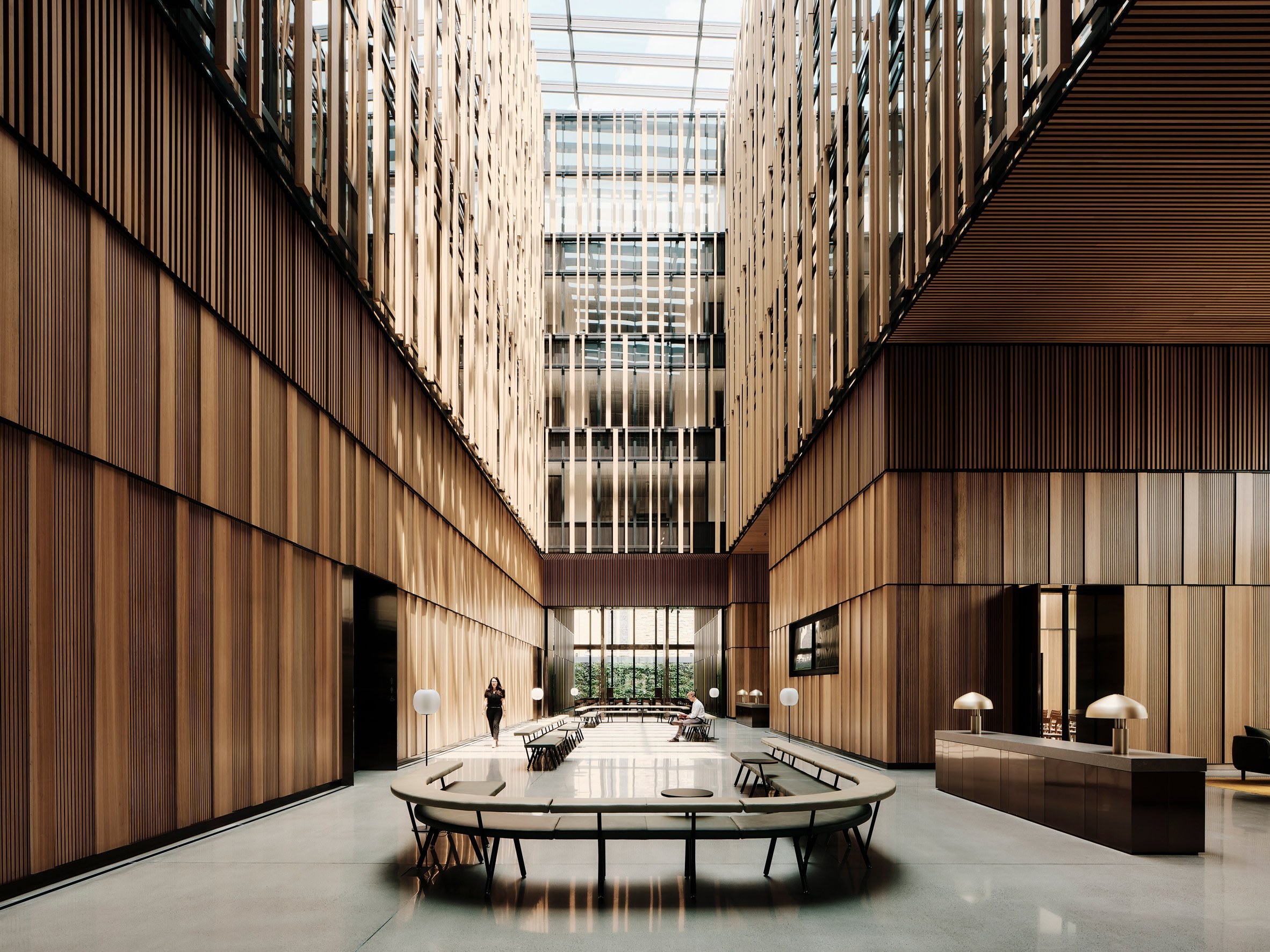 Atrium in Australian embassy in DC