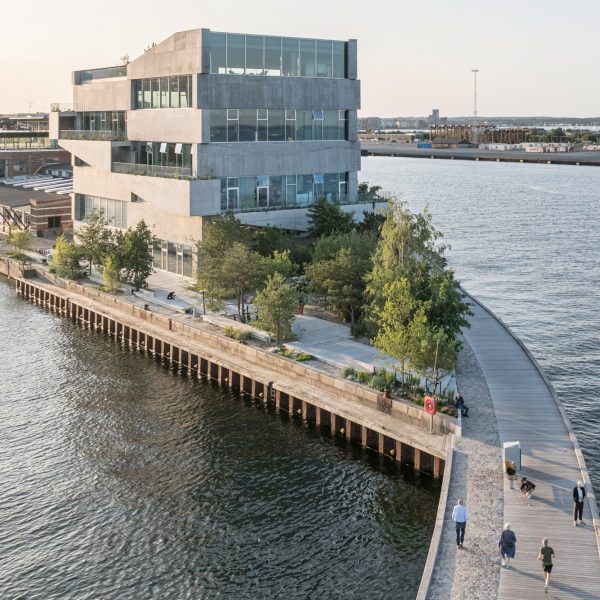 BIG wraps Copenhagen headquarters with 140-metre-long concrete staircase