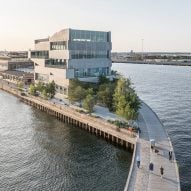 BIG wraps Copenhagen headquarters with 140-metre-long concrete staircase