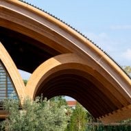 Visitor centre at Bodegas Faustino winery by Foster + Partners