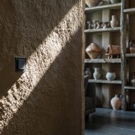 Makhno Studio creates breathable clay panels to improve indoor air quality