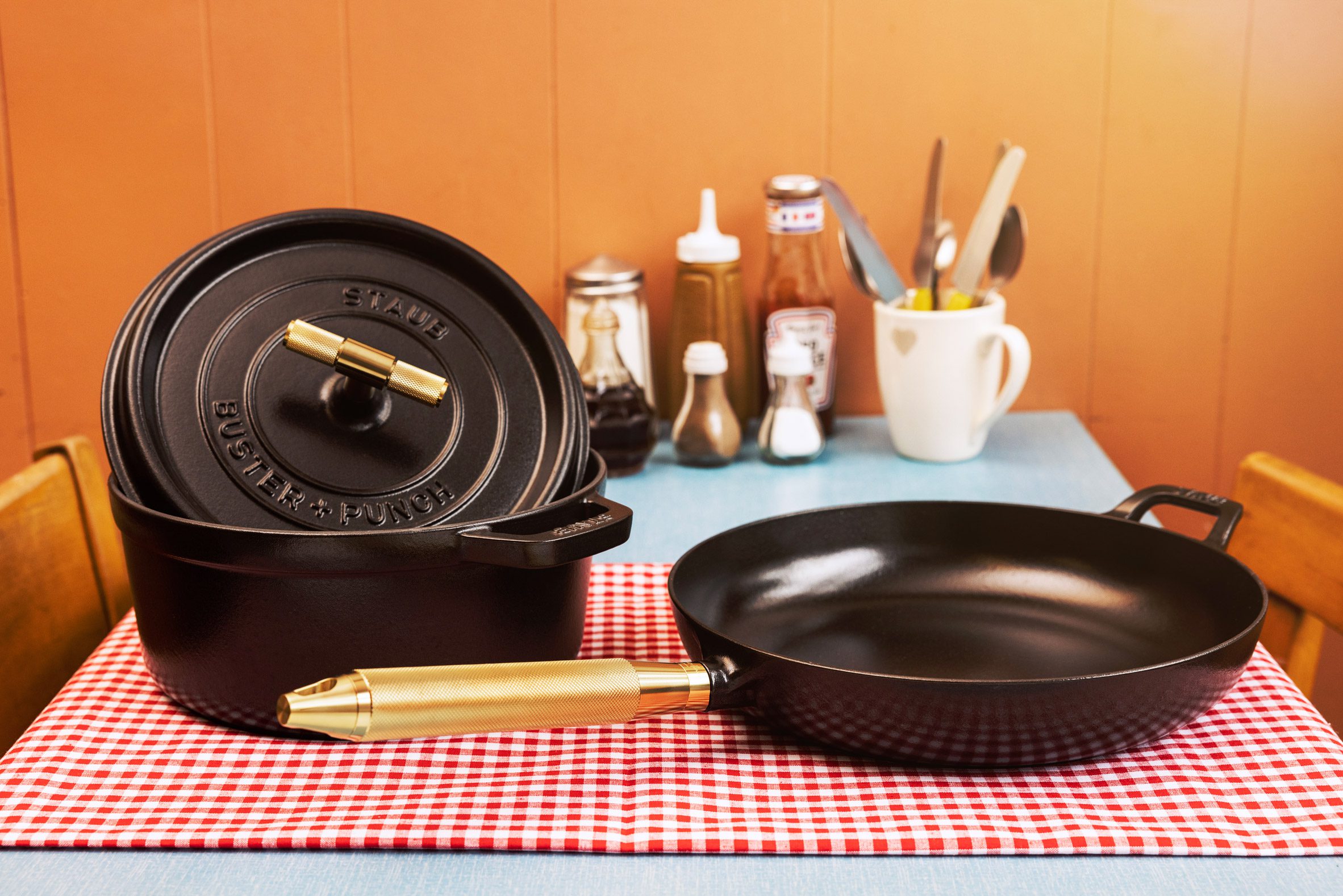 Staub x Buster + Punch collection