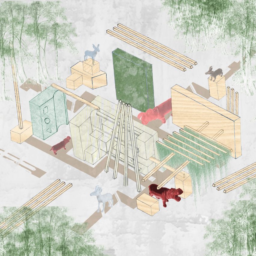 an architectural drawing