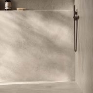 Shower tray from Casalgrande Padana's Aquatio collection