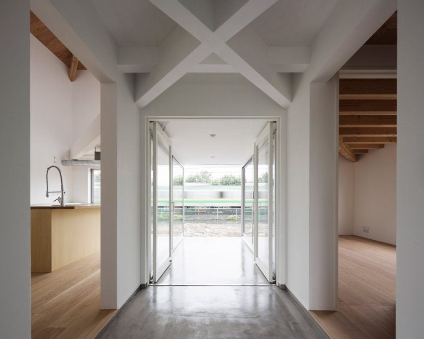 Corridor of Japanese residence by Chop + Archi